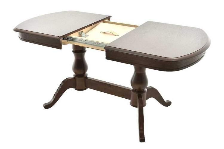 Стол «Фабрицио-2м» (мыло) 120x80, орех темный-2