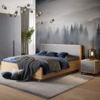 Спальня «Тиана» КМК 0967, дуб наварра/графит