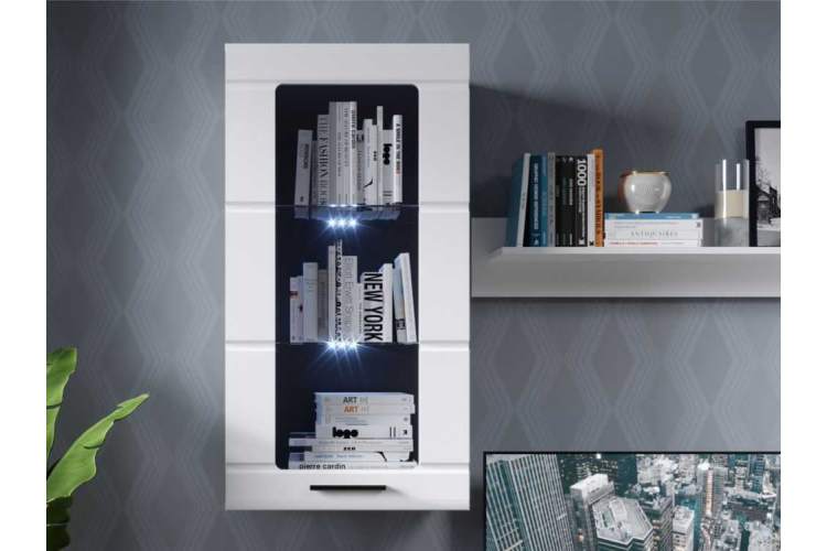 Стенка «Рио-2», Белый жемчуг/белый глянец-3