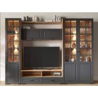 Гостиная «Лацио Сканди-2», Вотан/Сканди графит