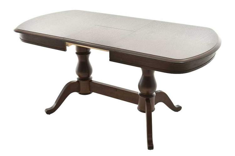 Стол «Фабрицио-2м» (мыло) 120x80, орех темный-3