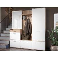 Прихожая «Виола», Дуб сонома/белый