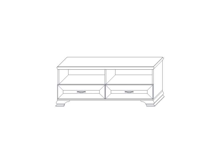 Тумба Сиена ТВ 1, бежевая-5