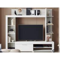 Стенка «Васанта», Софт вайт/Дуб крафт белый