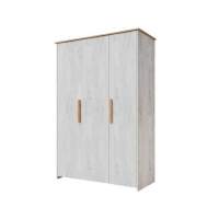 Шкаф «Скандинавия 3Д» КМК 0905.7, бетон пайн светлый/ дуб наварра