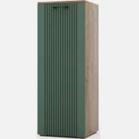 Тумба «Монреаль» 1Д КМК 0986.3, дуб канзас/зеленый матовый