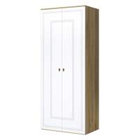 Шкаф Вега Сапфир 2дв, белый глянец