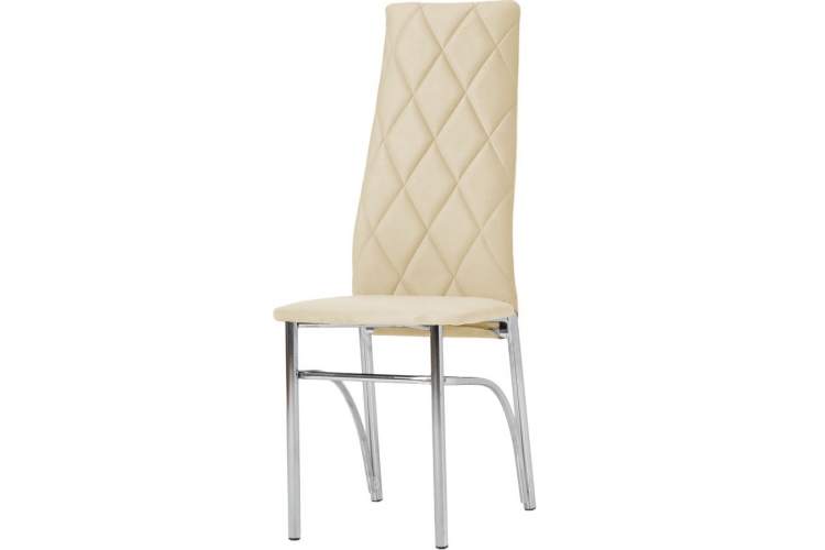 Комплект стульев «Малибу» 2шт, каркас хром, бренди 03, ромб-3