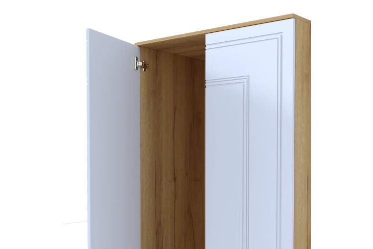 Шкаф Вега Сапфир 2дв, белый глянец-5