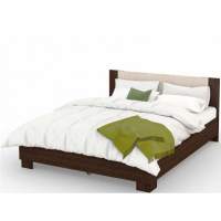 Кровать «Аврора» 160*200 (основание ЛДСП), Венге/Дуб молочный Кровать «Аврора» 160*200 (основание ЛДСП), Венге/Дуб молочный