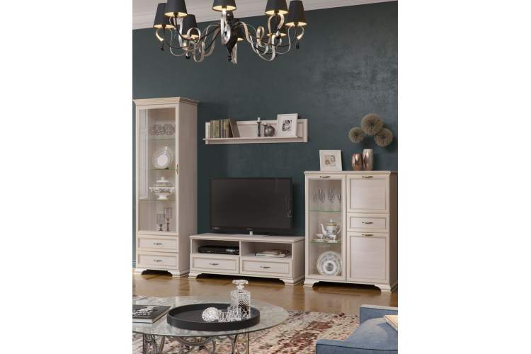 Тумба Сиена ТВ 1, бежевая-4