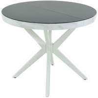 Стол «Оскар» D950 GLASS, стекло черное