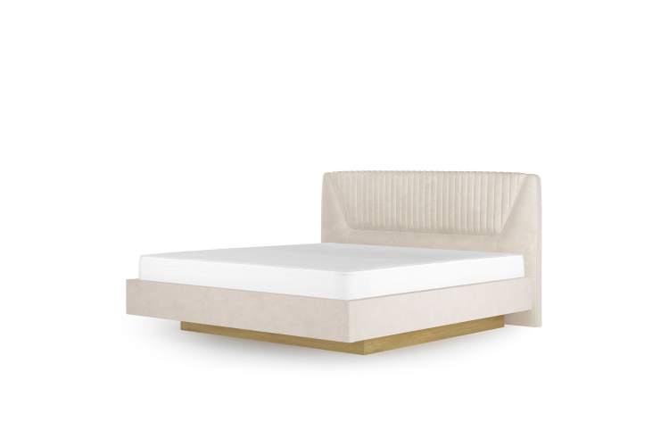 Кровать Вега Сапфир 11м 160x200, бежевая-1