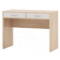 Стол «Стелс» 100 2ящ, Дуб сонома/белый