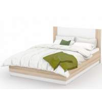 Кровать «Аврора» 160*200 (подъемник), Дуб сонома/Белый Кровать «Аврора» 160*200 (подъемник), Дуб сонома/Белый