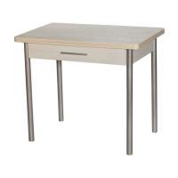 Стол М20 ДП1-02-05 900(1200)*600, ЛДСП:Дуб Самерсет, Н/стола (Металлик)