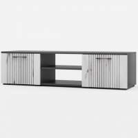 Тумба под ТВ «Монреаль» 2Д КМК 0986.5, антрацит/дуб канадский арктик