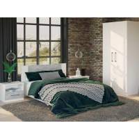 Спальня «Аврора» 2дв шк, Белый/Ателье светлый