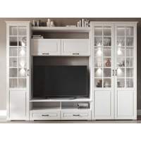 Гостиная «Лацио-2», Белый/Белое дерево