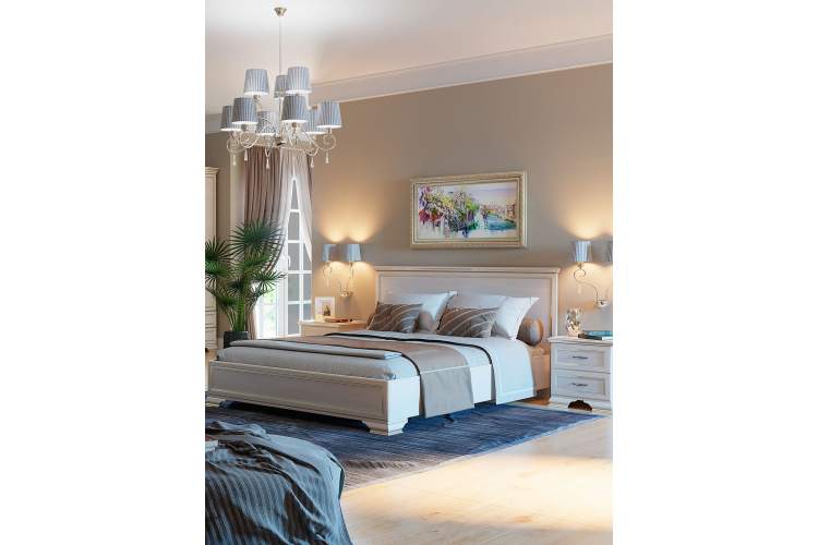 Кровать с подъемным механизмом Сиена 160x200, бежевая-3