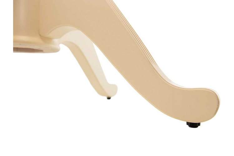 Стол «Фабрицио 1» GLASS (D 1000), слоновая кость-6