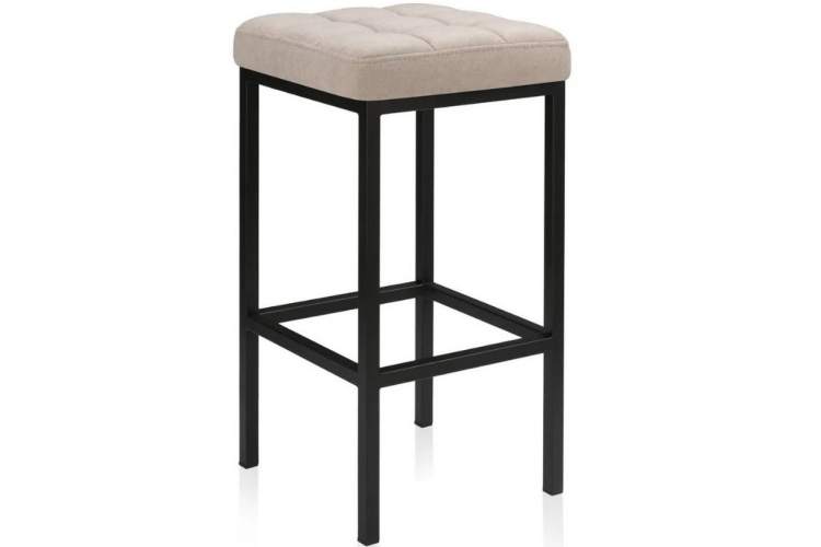 Стул «Камелот» ДП 2-07, велюр «Канди крем», каркас черный матовый-1