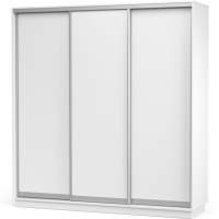 Шкаф-купе «Тетрис» 210/220 ДДД, Белый жемчуг