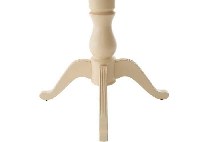 Стол «Фабрицио 1» GLASS (D 1000), слоновая кость-3