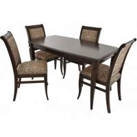 Обеденная группа (Стол Сибарит и 4 стула Сибарит-2), орех темный