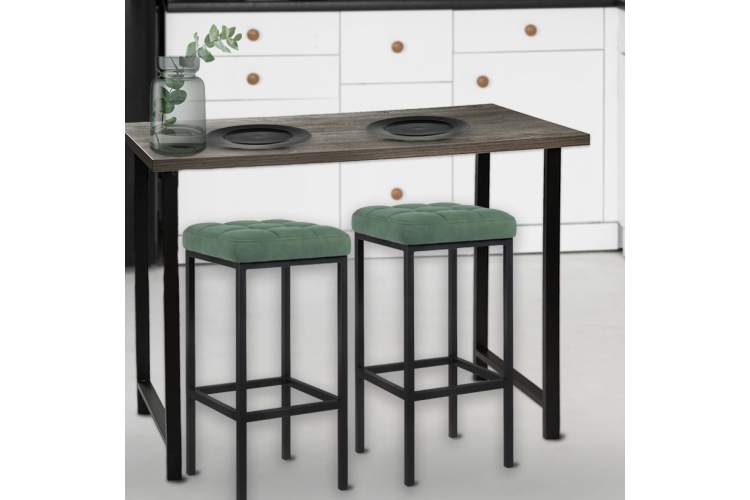 Стул «Камелот» ДП 2-07, велюр «Катания Изумруд», каркас черный матовый-6