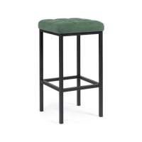 Стул «Камелот» ДП 2-07, велюр «Катания Изумруд», каркас черный матовый