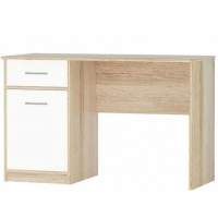 Стол «Стелс» 120 1д1ящ, Дуб сонома/белый