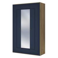 Шкаф Вега Сапфир 3дв, темно-синий