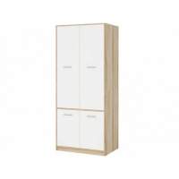 Шкаф «Стелс» 4дв, Дуб сонома/белый Шкаф «Стелс» 4дв, Дуб сонома/белый