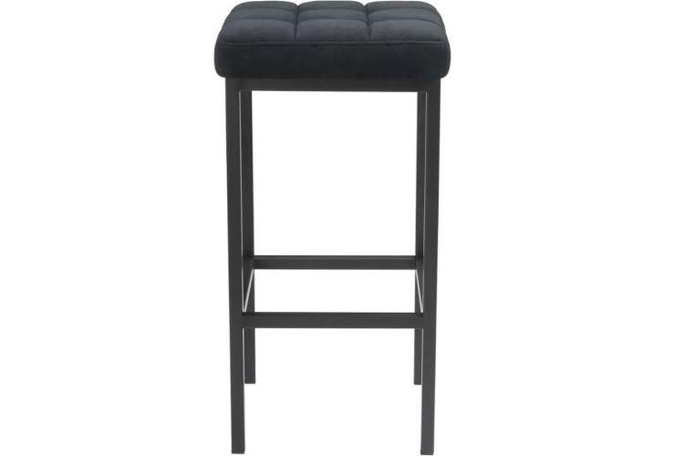 Стул «Камелот» ДП 2-07, велюр «Катания Черный», каркас черный матовый-3