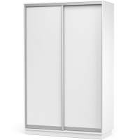 Шкаф-купе «Тетрис» 140/220 ДД, Белый жемчуг