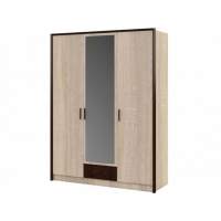 Шкаф «Эшли» 3дв, Венге/сонома