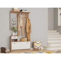 Прихожая «Интер», Дуб сонома/белый