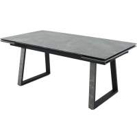 Стол «Monaco» Quadro, Bayona Grey natural, каркас черный