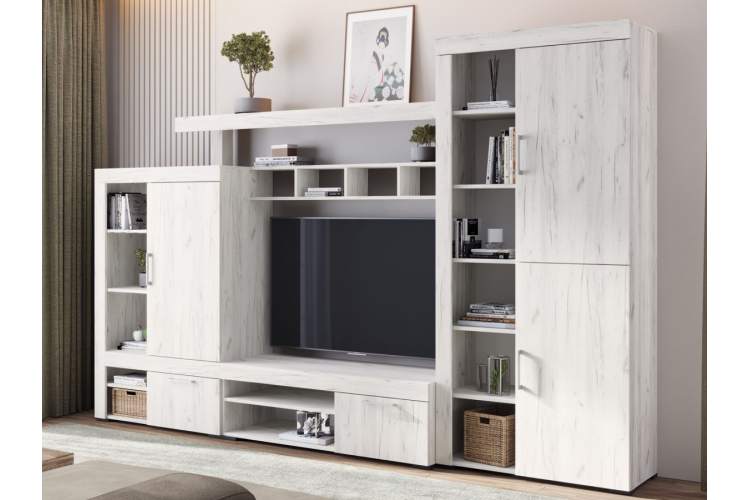 Шкаф «Гранд» ШК-3, дуб крафт белый-6