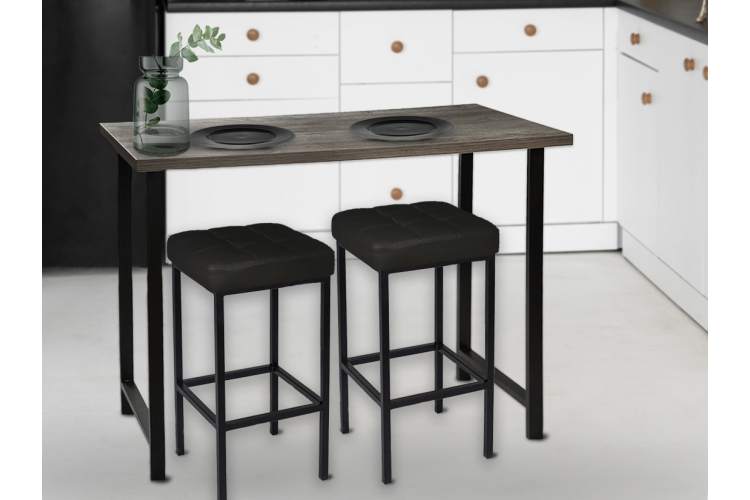 Стул «Камелот» ДП 2-07, кожзам «D6», каркас черный матовый-6