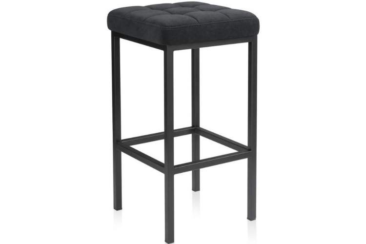 Стул «Камелот» ДП 2-07, велюр «Катания Черный», каркас черный матовый-1