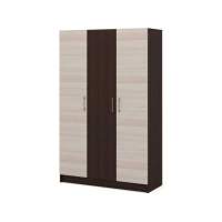 Шкаф «Алёна» 3дв (без зеркал), Венге/Дуб молочный