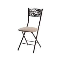 Стул складной Стефани ДП2-04, кожзам Линкольн беж, каркас арабискат Стул складной Стефани ДП2-04, кожзам Линкольн беж, каркас арабискат