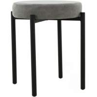 Табурет «Кампо», велюр Вивальди 07, каркас черный Табурет «Кампо», велюр Вивальди 07, каркас черный