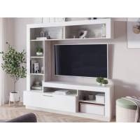 Стенка «Гавана», Софт вайт/Дуб крафт белый