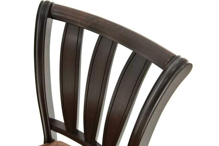 Обеденная группа (Стол Кабриоль и 4 стула Кабриоль с жесткой спинкой), орех темный-12