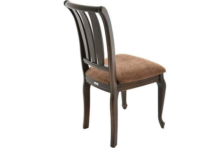 Обеденная группа (Стол Кабриоль и 4 стула Кабриоль с жесткой спинкой), орех темный-10