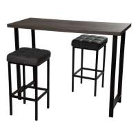 Обеденная группа (Консоль барная и 2 стула Камелот), кожзам D6