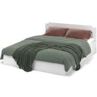 Кровать «Чикаго» 160 с ламелями, белый